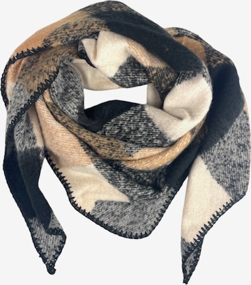 Kumixi Oversizeschal 'Dreiecksschal' in Beige: Vorderseite