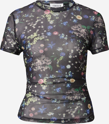 EDITED Shirt 'Lissy' in Schwarz: Vorderseite