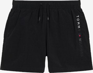 Tommy Hilfiger Underwear Rövid fürdőnadrágok - fekete: elől