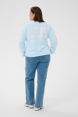 KAFFE CURVE Sweatshirt 'KCMila' in Blue