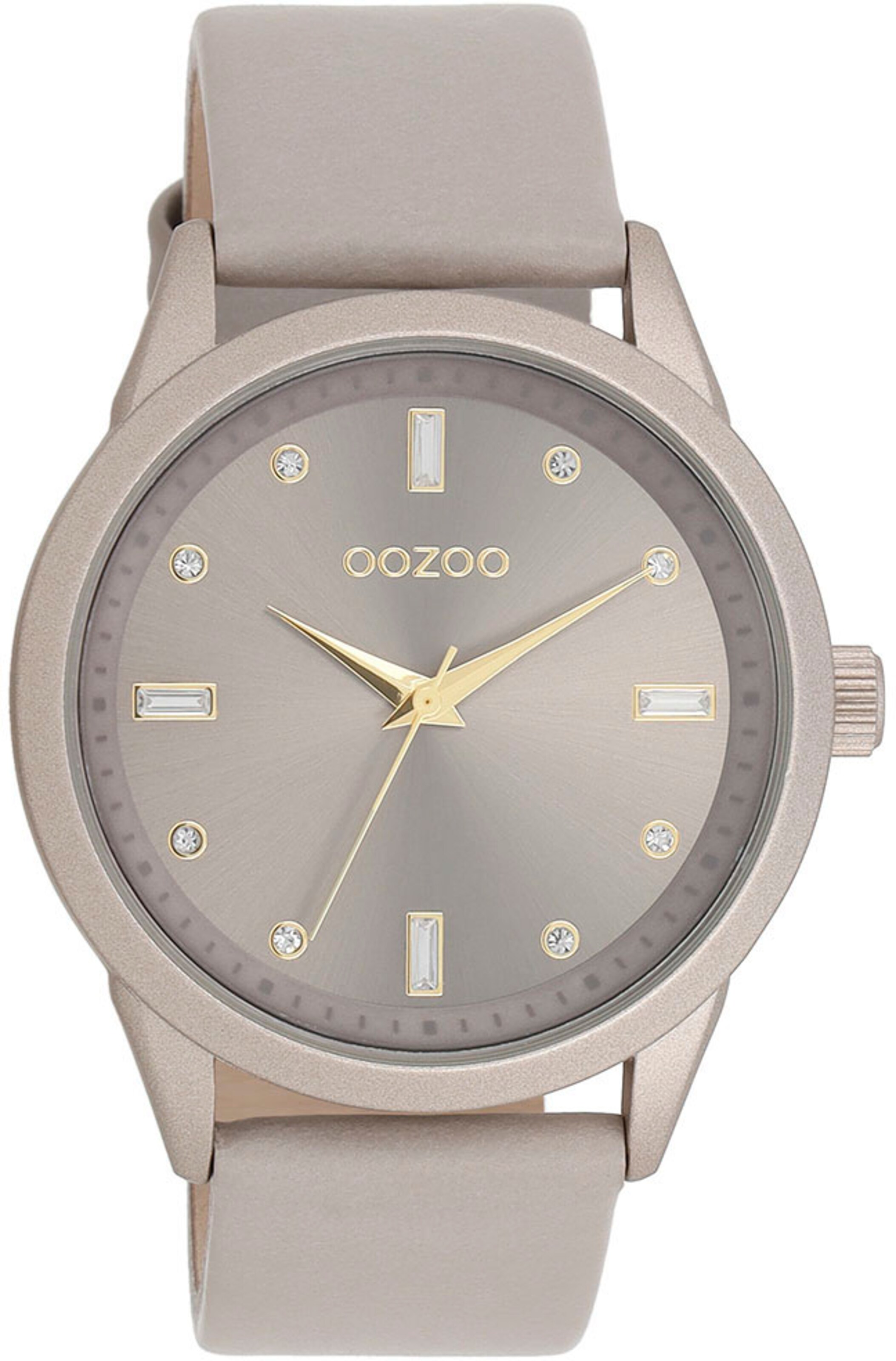 OOZOO Analog Watch in Grey: front