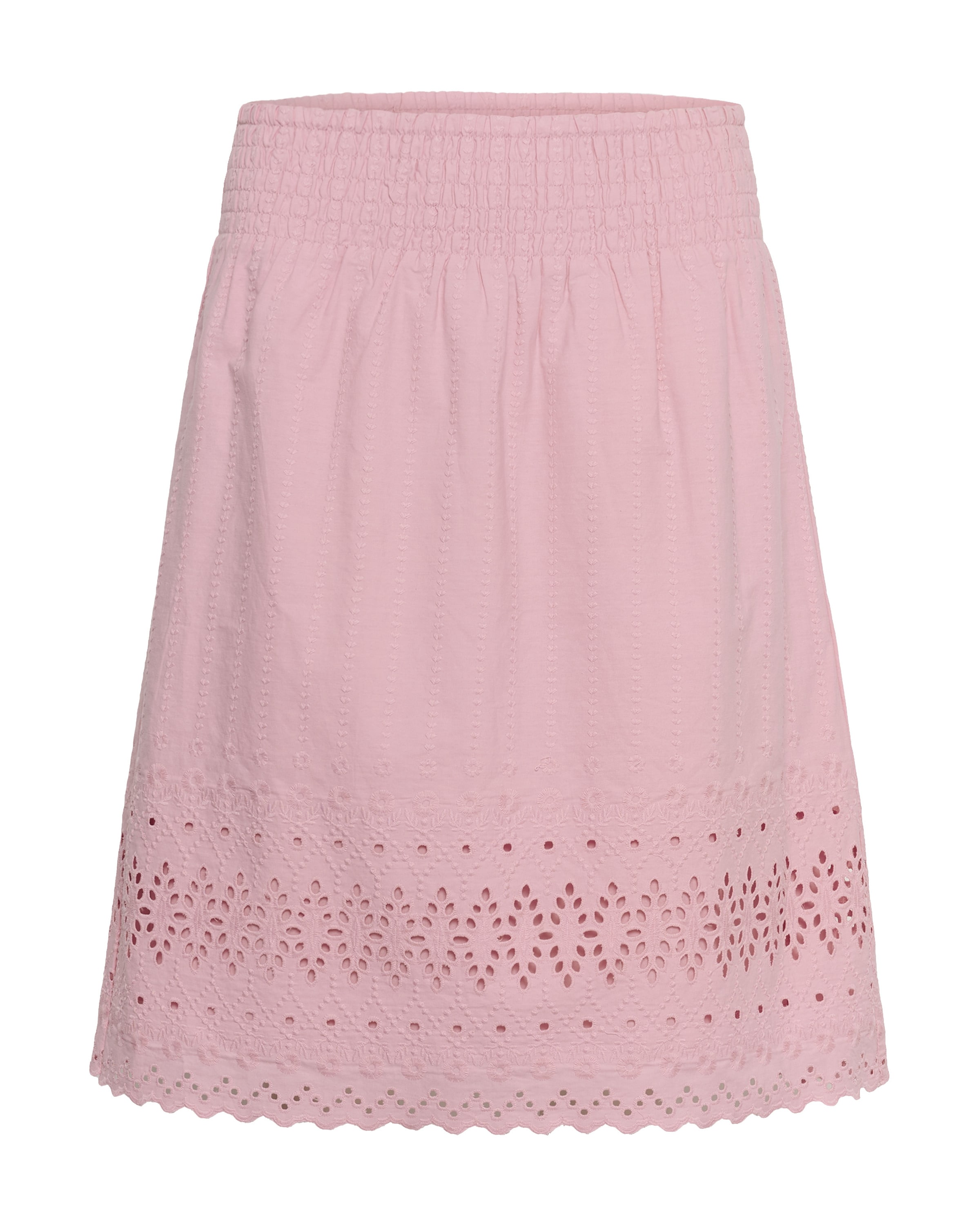 Cream Rok 'Jana' in Roze: voorkant
