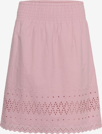 Jupe 'Jana' Cream en rose : devant