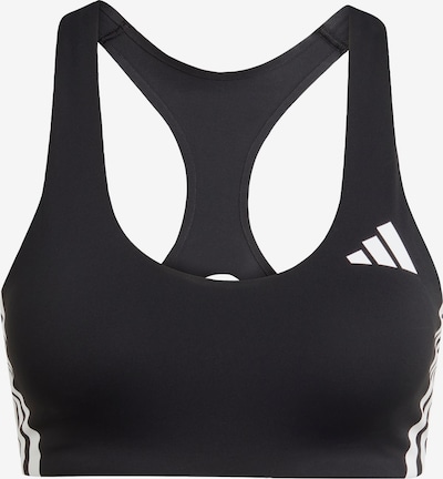 ADIDAS PERFORMANCE Αθλητικό σουτιέν 'Adizero' σε μαύρο / λευκό, Άποψη προϊόντος