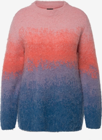 Pull-over Ulla Popken en bleu : devant