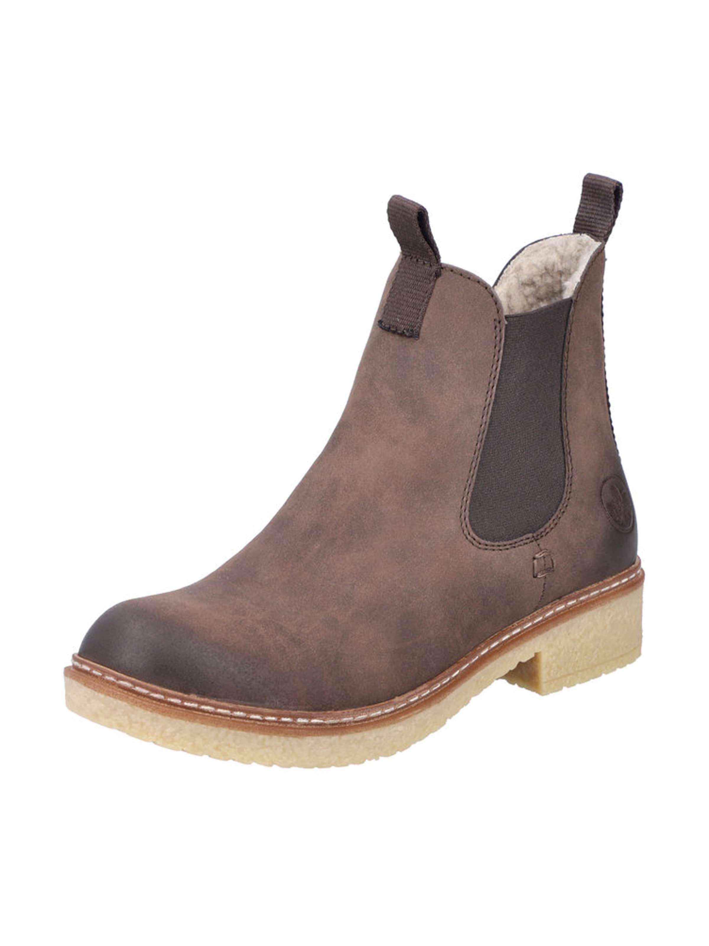 Chelsea Boots Rieker en marron : devant
