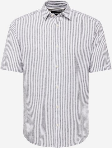 Only & Sons Slim Fit Риза 'CAIDEN' в сиво: отпред