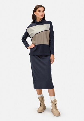 HELMIDGE Rok in Blauw: voorkant