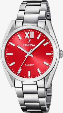FESTINA Analoog horloge 'Boyfriend' in Rood: voorkant