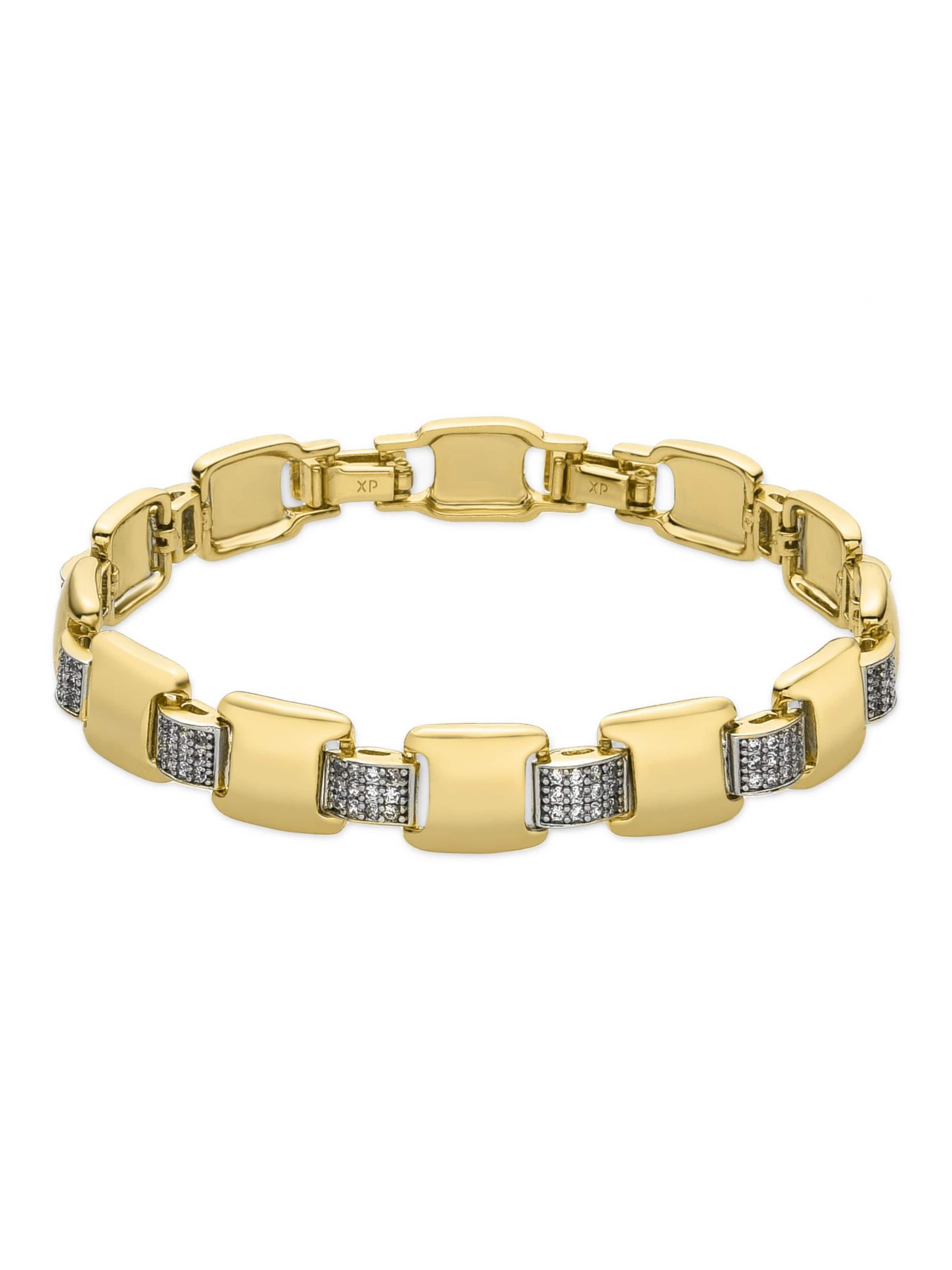 Luxenter Armband 'Sured' in 19 cm in de kleur Goud, Productweergave