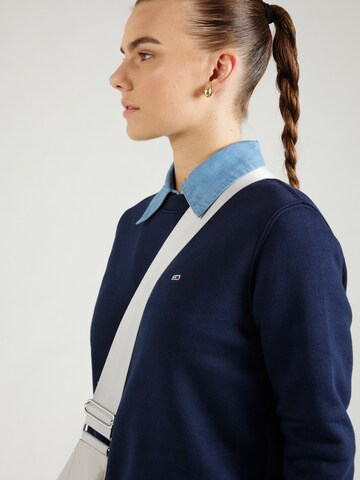 Bluză de molton de la Tommy Jeans pe albastru