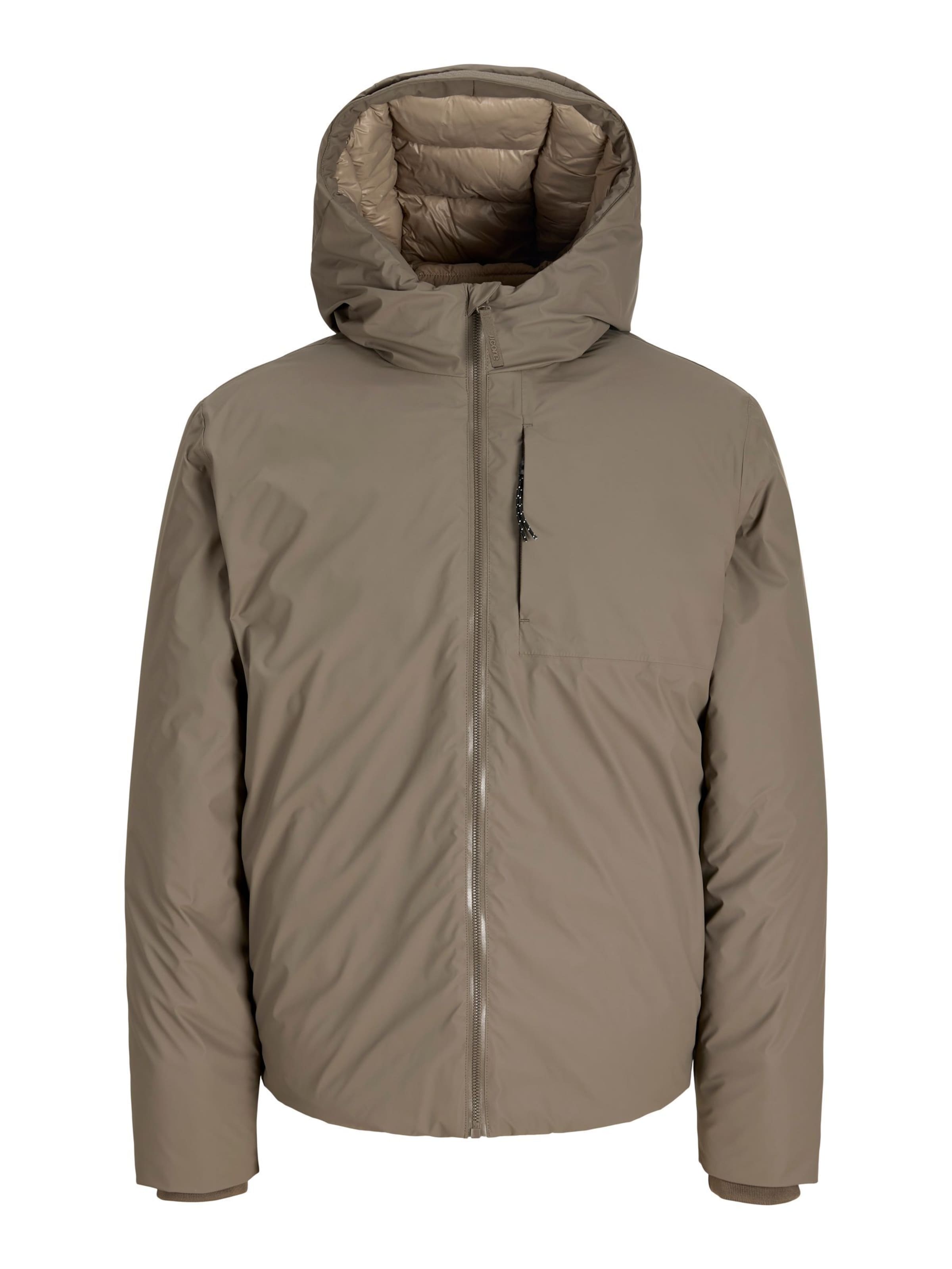 JACK & JONES - Chaqueta de entretiempo en marrón: frente
