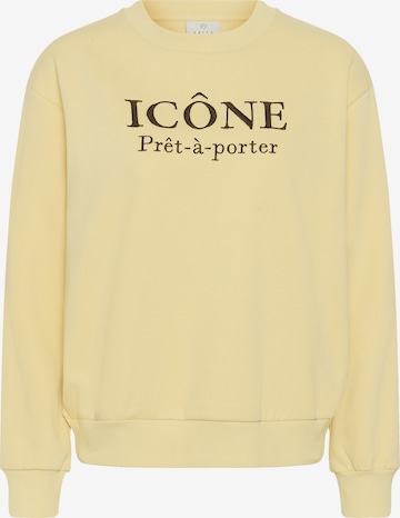 Kaffe Sweatshirt i gul: forside