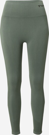 Hummel Pantalon de sport 'Tif' en vert foncé / noir, Vue avec produit