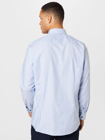 Slim fit Camicia di OLYMP in blu