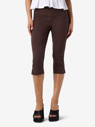 Noisy may - regular Pantalón 'NMWayne' en marrón: frente