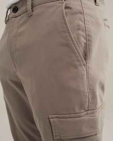 WE Fashion Tapered Cargobyxa i beige