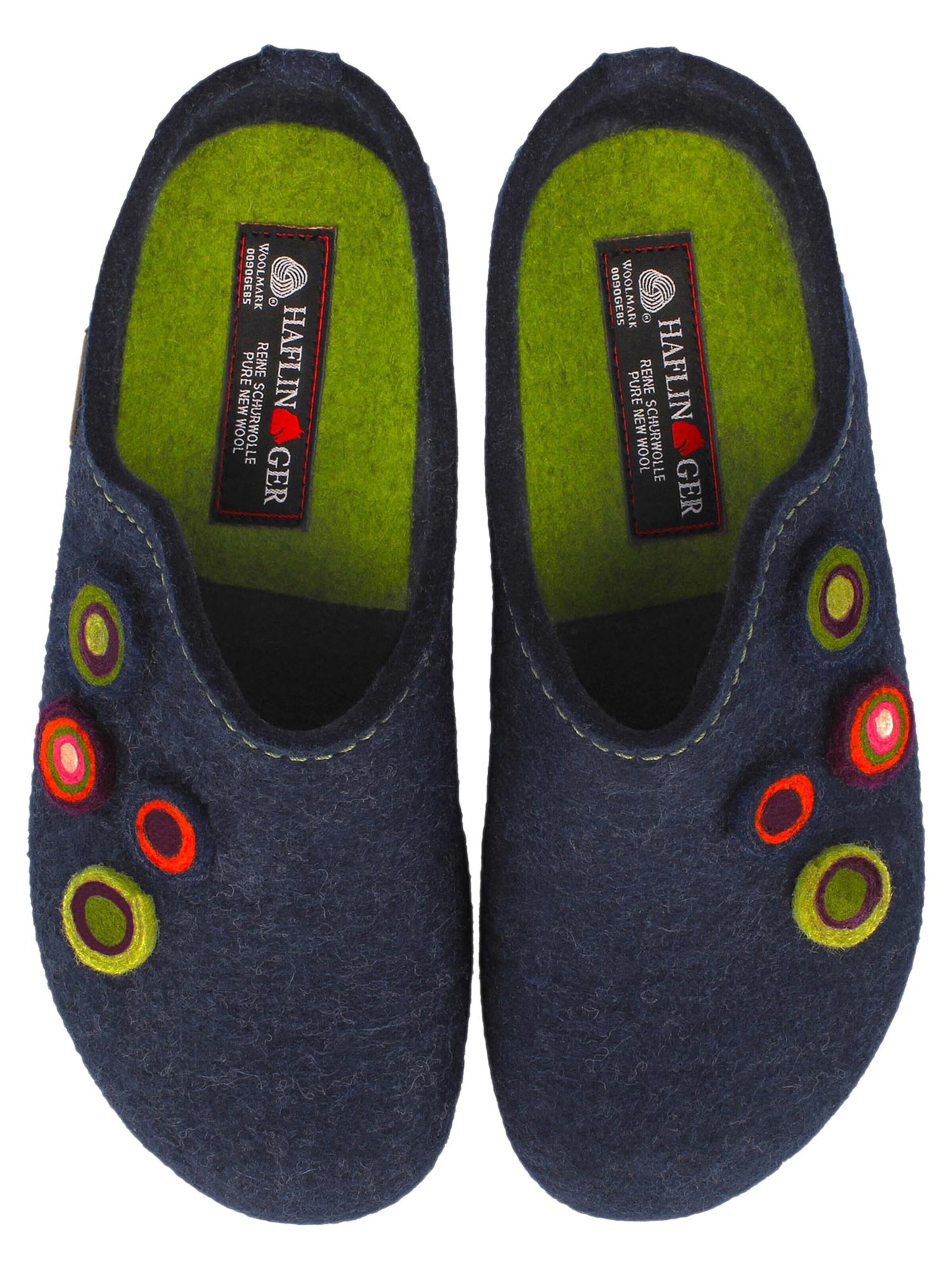 HAFLINGER Clogs 'Grizzly Kanon'‌‌ in Blau