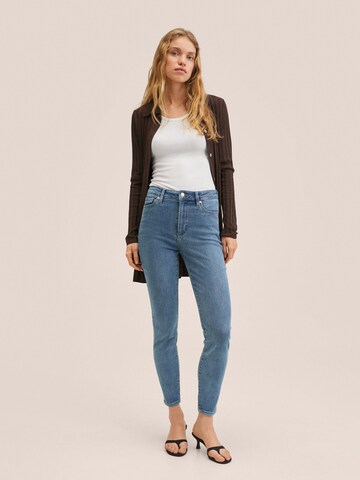 MANGO Skinny Jeans 'Anne' in Blau