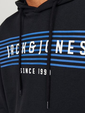 Felpa 'PLANET' di JACK & JONES in nero