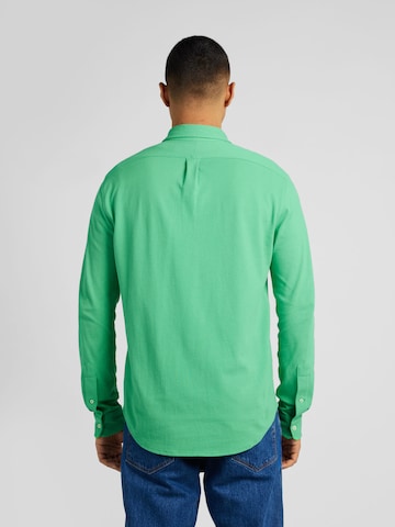 Polo Ralph Lauren Kitsas lõige Triiksärk, värv roheline