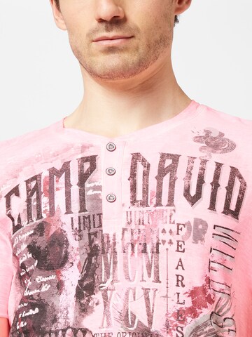 CAMP DAVID Tričko – pink