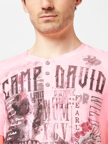CAMP DAVID T-Shirt in Pink