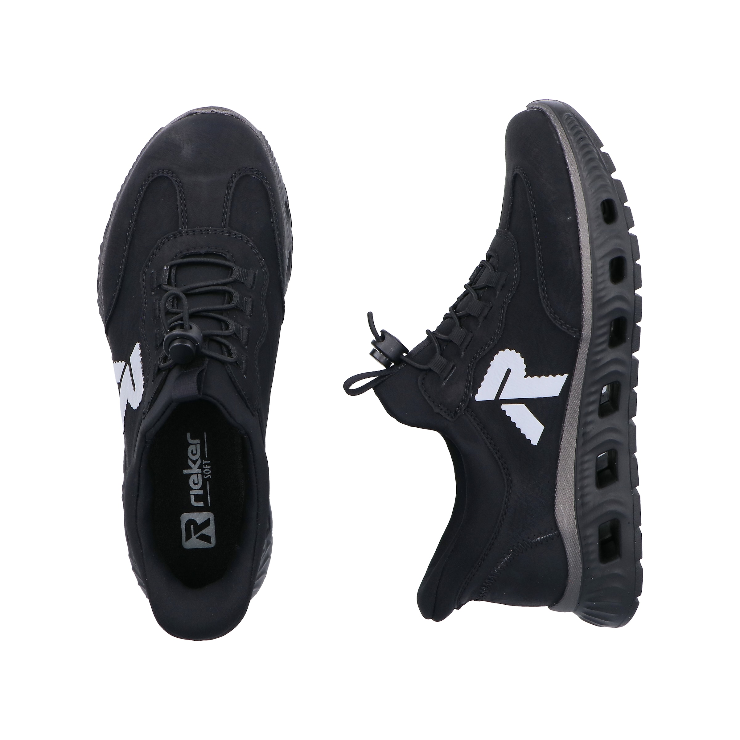 Chaussure basse Rieker en noir