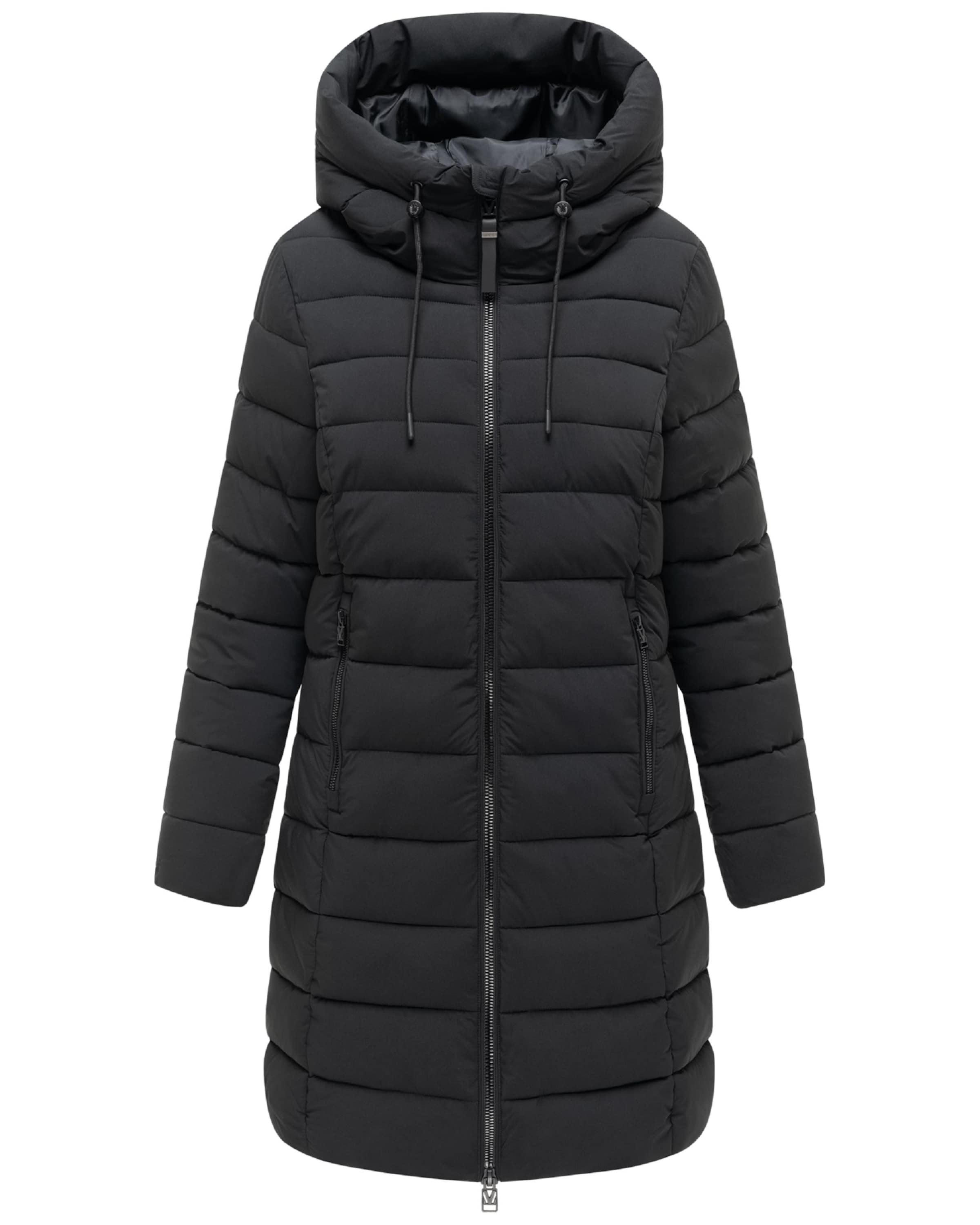 Manteau fonctionnel 'Nanoraa 16' MARIKOO en noir : devant
