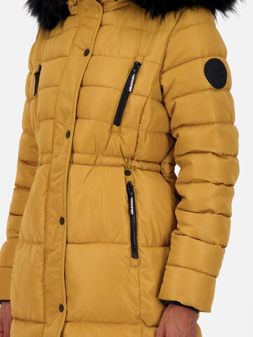 Alife and Kickin Winter Coat 'NicolaAK' in Yellow