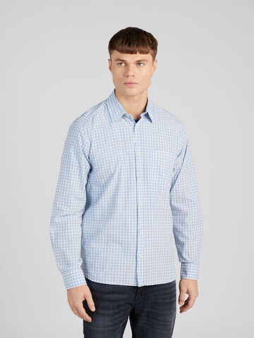 s.Oliver Regular fit Button Up Shirt in Blue: front