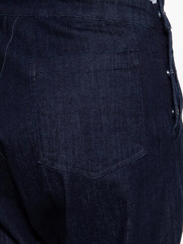 Queen Kerosin Slim fit Jean Overalls in Blue