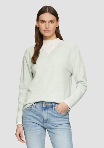 s.Oliver Pullover in Grün: Vorderseite