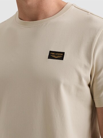 PME Legend Koszulka 'American Classic T-shirt in cotton with stretch' w kolorze beżowy
