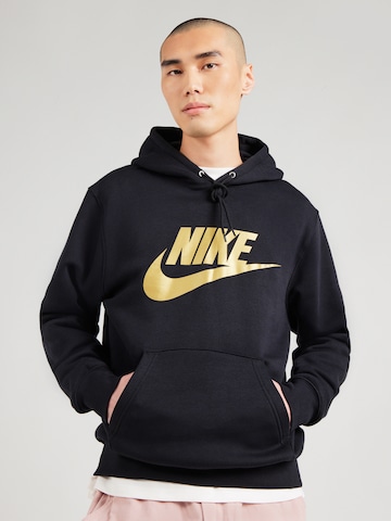 Nike Sportswear Bluzka sportowa 'CLUB' w kolorze czarny: przód