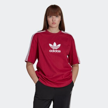 ADIDAS ORIGINALS Shirt 'Centre Stage' in Rood: voorkant
