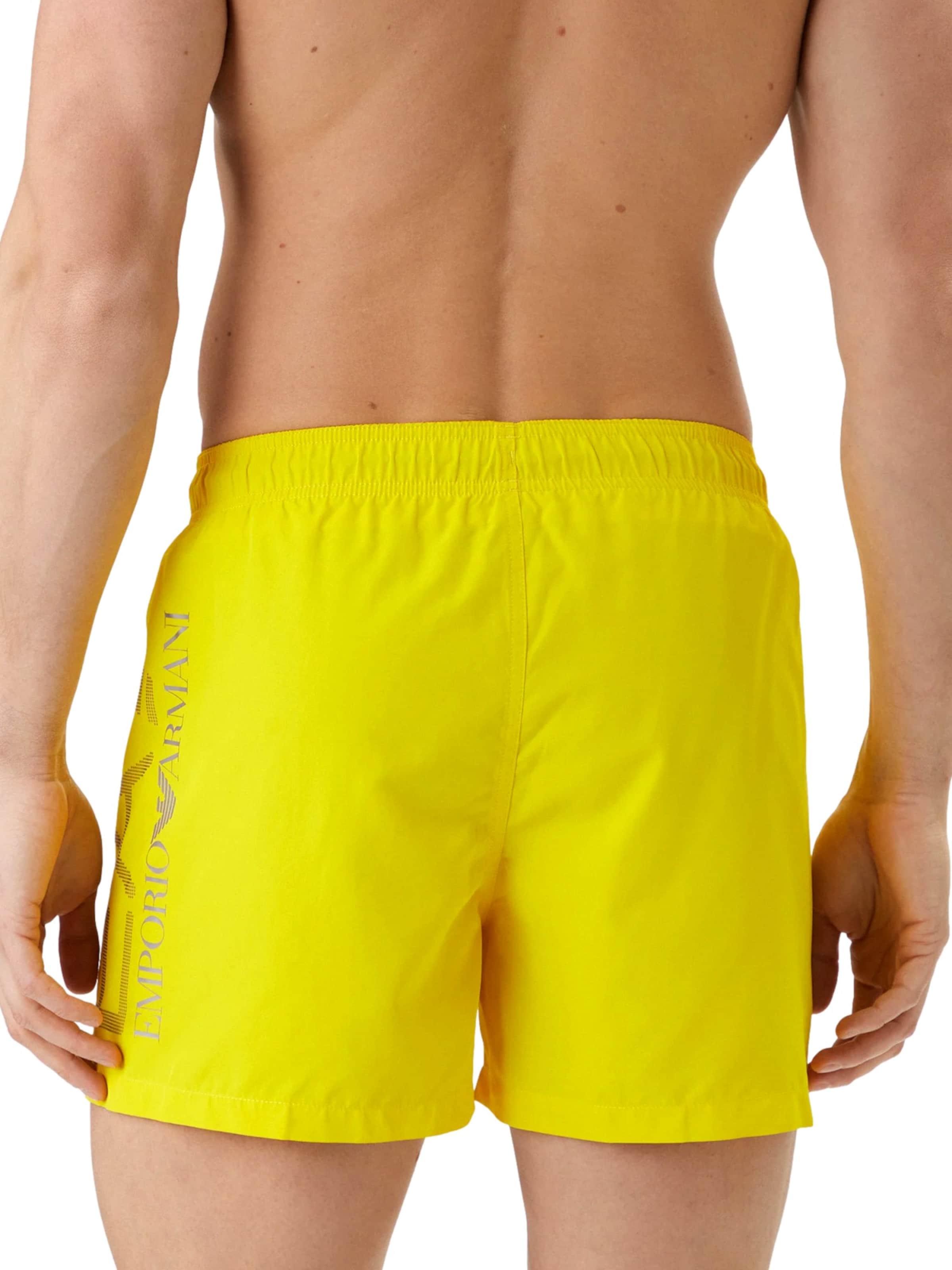 EA7 Emporio Armani Zwemshorts in Geel