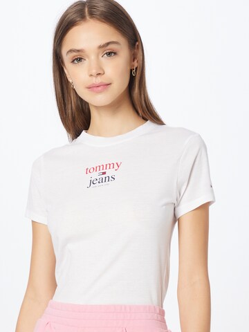 Tommy Jeans - Camiseta en blanco: frente