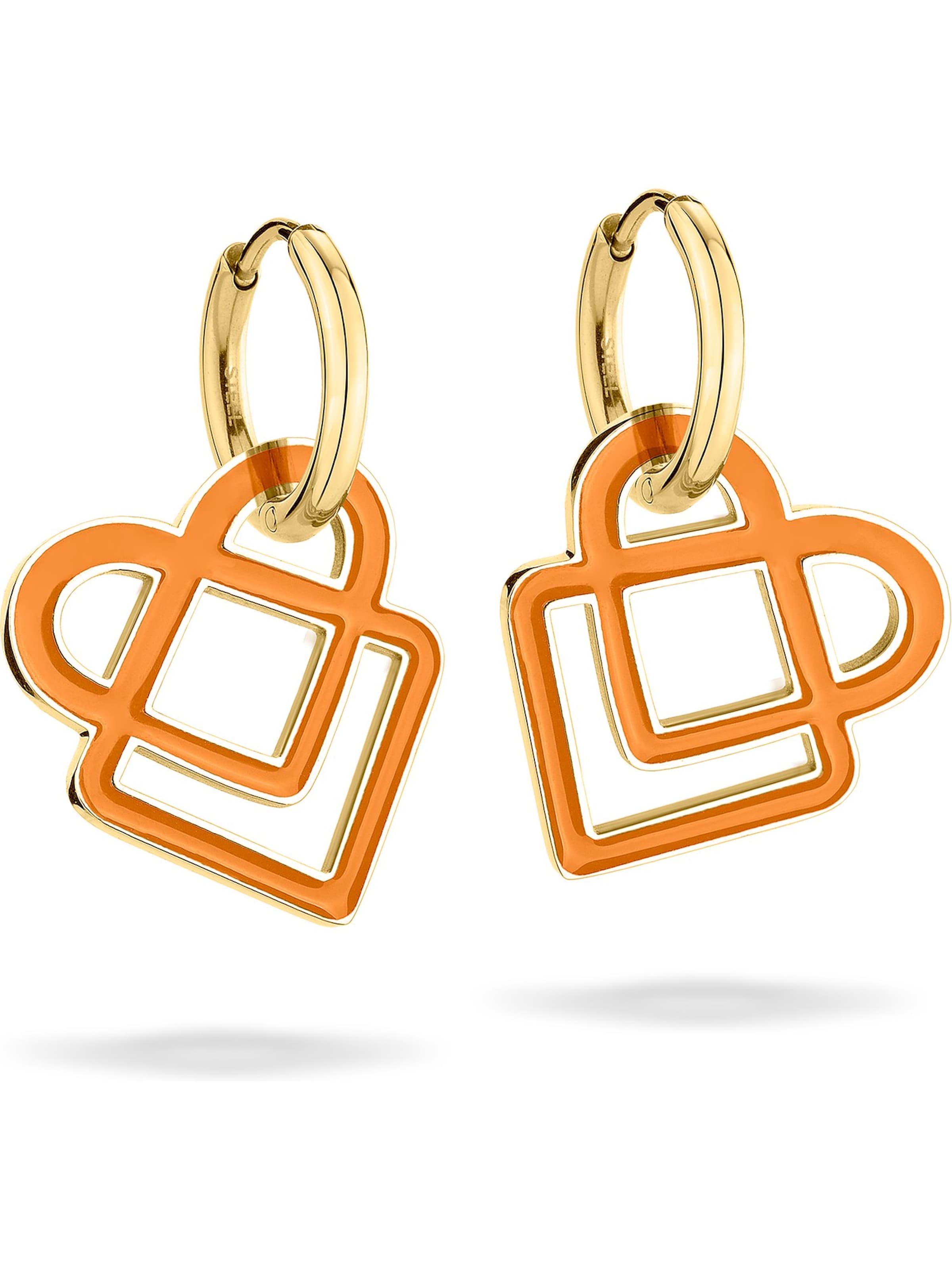 NoName Orange Halsketten eingestellt DAMEN Accessoires Modeschmuckset Orange Orange Einheitlich Rabatt 91 % 