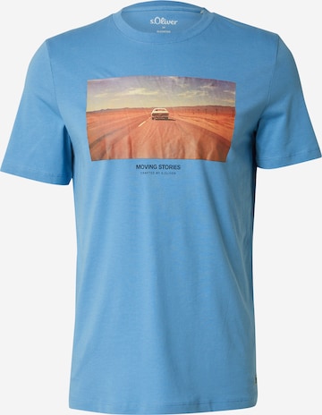 s.Oliver T-Shirt in Blau: Vorderseite