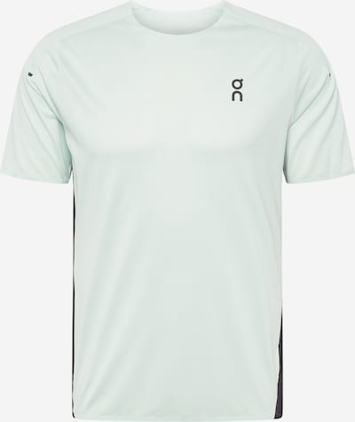 On T-Shirt fonctionnel en gris / vert pastel, Vue avec produit