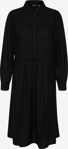 Fransa Shirt Dress in Black: front