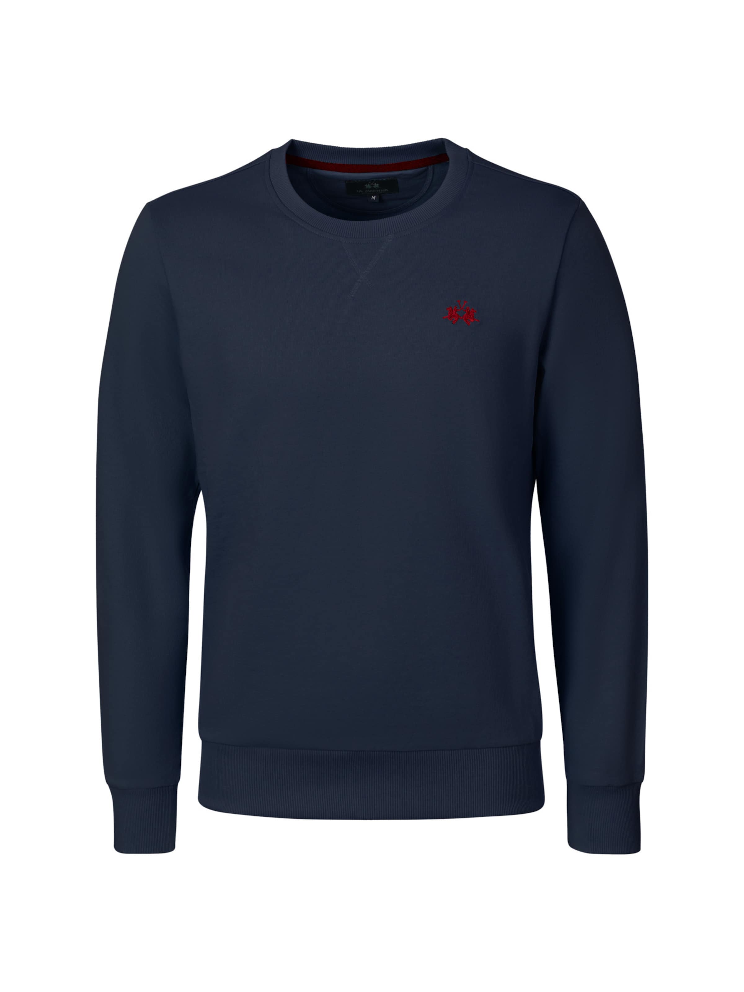 La Martina Sweatshirt in Blauw: voorkant