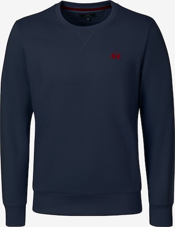 Sweat-shirt La Martina en bleu : devant