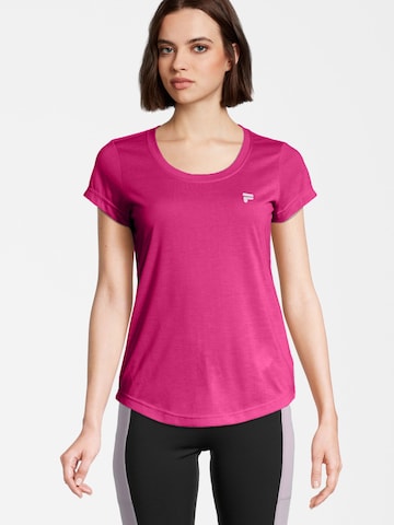 FILA Koszulka 'RAHDEN' w kolorze różowy: przód