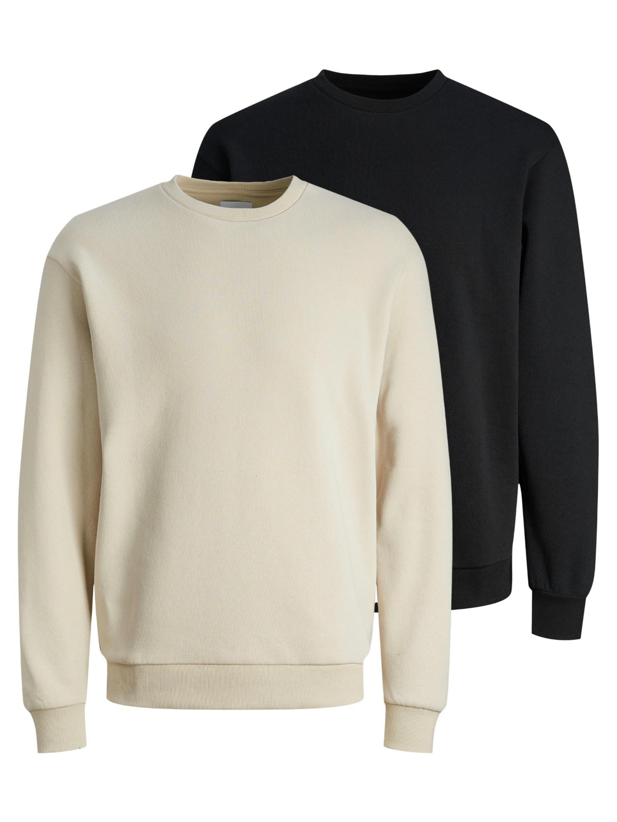 JACK & JONES Sweatshirt 'Bradley' in Beige: voorkant