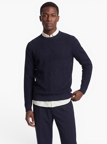 Jack & Jones Premium Tröja 'Blubarkley' i blå: framsida