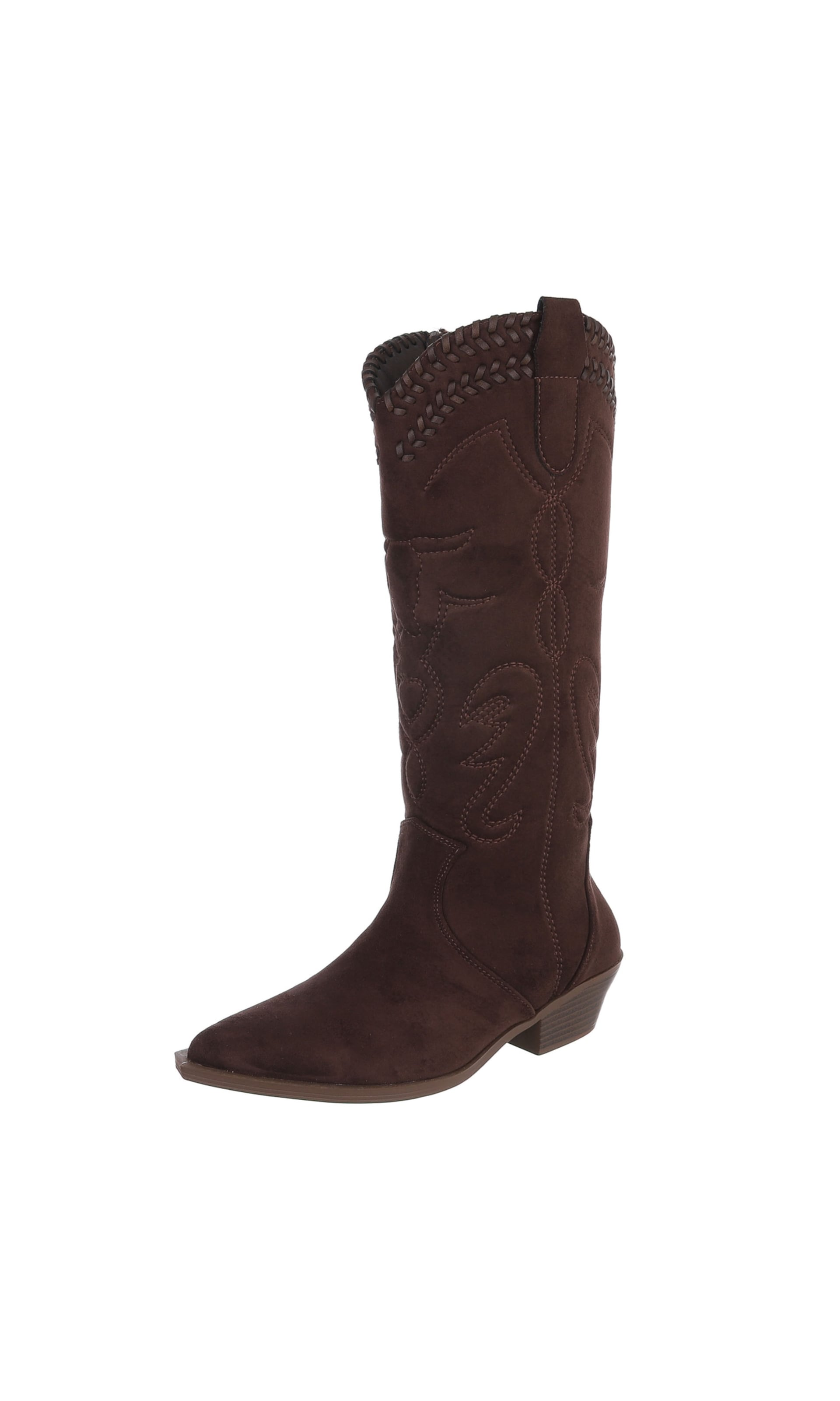 Ital-Design Stiefel in Braun: Vorderseite