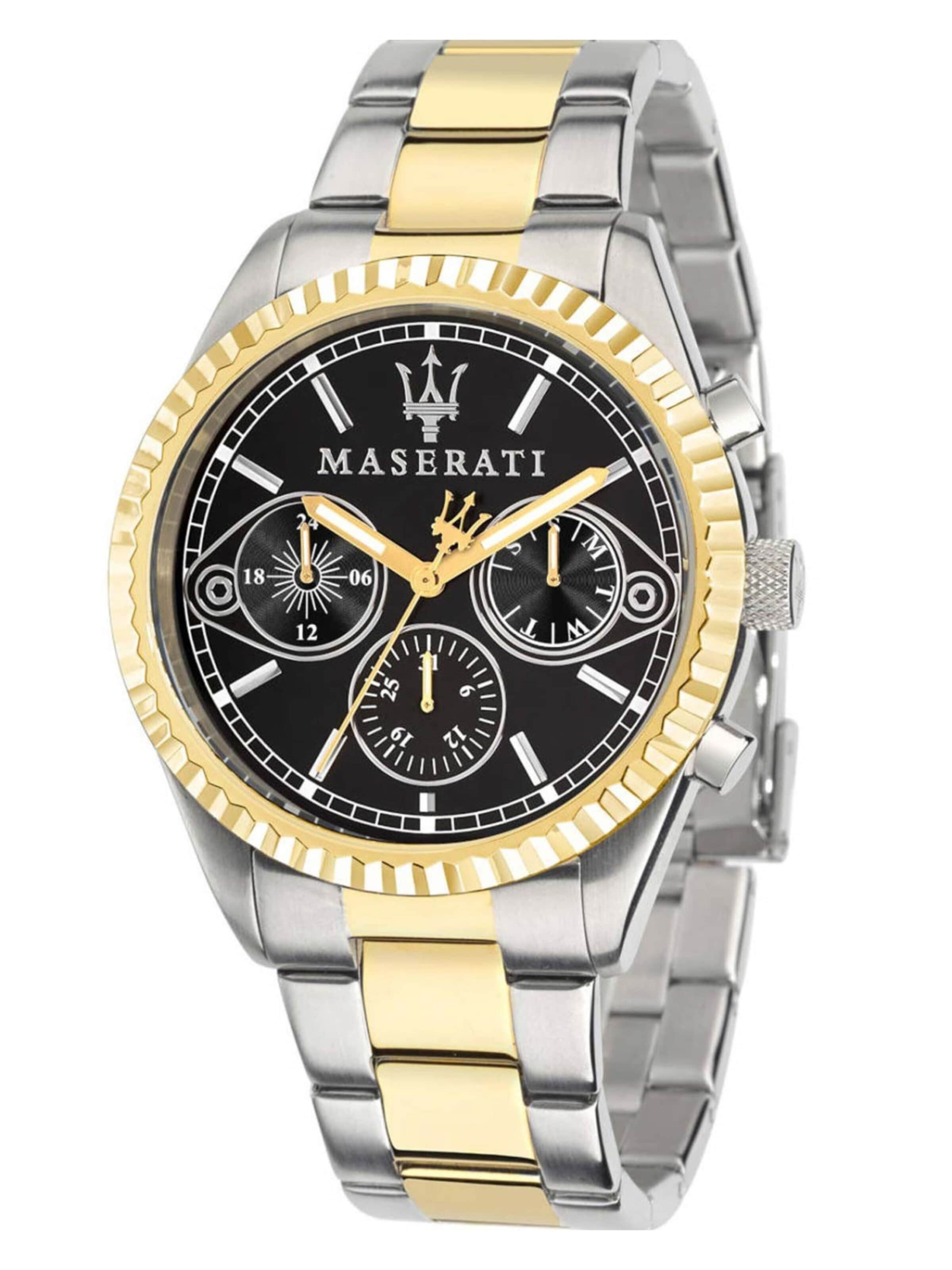 Orologio analogico 'Montre Homme Maserati Competizione R8853100016' di Maserati in grigio: frontale