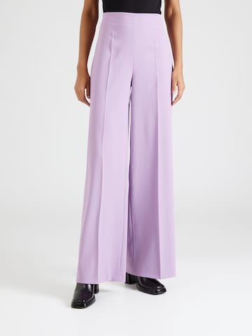 DRYKORN Wide leg Pleated Pants 'BEFORE' in Purple: front